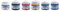 Rayher Fingerfarbe, Set 6 x150 ml in weiß, gelb, rot, blau, grün, schwarz, dermatologisch getestet, parabenfrei, glutenfrei, laktosefrei, vegan, auswaschbar, Anwendung mit Fingern und Händen, 38962000