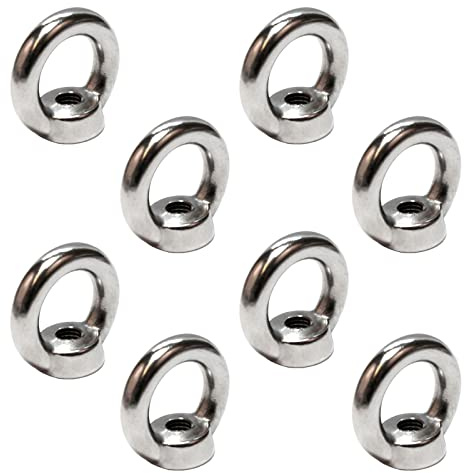 PRIOstahl® RINGMUTTER Edelstahl V4A Ringbolzen Ringschrauben | M10-8 Stück