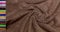 StoffBook WALKFROTTEE Stoff Doubleface SCHWER FROTTE Stoff Stoffe METERWARE, B905 (Dklbraun)