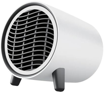Asyduey Scaldabagno Elettrico Riscaldatore Portatile Riscaldatori da Tavolo per Ufficio Riscaldatore Portatile Piccolo Mini Riscaldatori 400W Spina EU