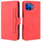 HualuBro Coque pour Motorola Moto G 5G Plus, Housse à Rabat en Premium PU Cuir Flip Cover Case Antichoc Portefeuille Etui pour Motorola Moto G 5G Plus Coque, Rouge