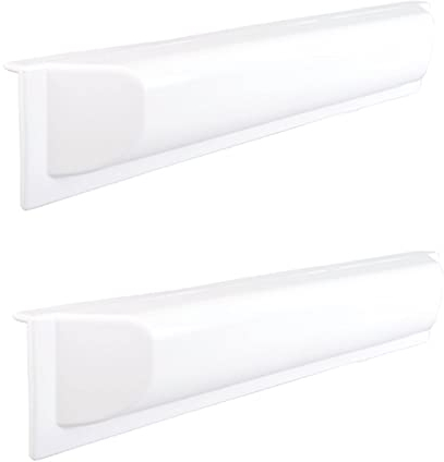 MOTIVEX Stegfender Set 2 Stück - 50x7x10cm gerade (Weiß)