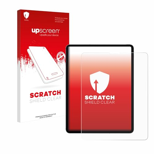 upscreen Schutzfolie für Apple iPad Pro 12.9 WiFi Cellular 2021 (5. Gen.) – Kristall-klar, Kratzschutz, Anti-Fingerprint
