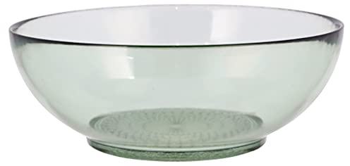 BITZ Kusintha - Ensaladera de cristal (24 cm), color verde