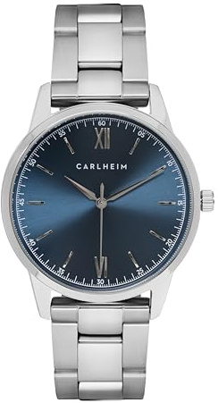 Carlheim Men's Watches Nils 4007-2 Silver Japanese Quartz Movement