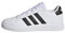 adidas Grand Court Lifestyle Tennis Lace-Up Shoes Tennisschuhe, Cloud White/Core Black/Core Black, 38 EU