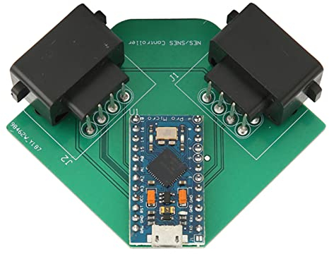 Joysticks Development Board, Handle Joysticks USB Adapter Compact Low Latency Controllers Converters for RasPi for Mister FPGA for SEGA Genesis, for Atari Controller (Griffadapter)