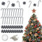 Zuckerstangen Deko,Zuckerstangen Weihnachten Deko, Weihnachtsbaumschmuck Anhänger,Deko Zuckerstangen,mit Kordel Rot und Weiß für Familien-Süßigkeiten-Party, Urlaubsdekoration