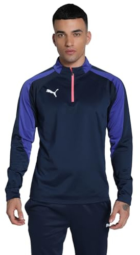 PUMA Individualliga Herren T-Shirt mit 1/4-Reißverschluss