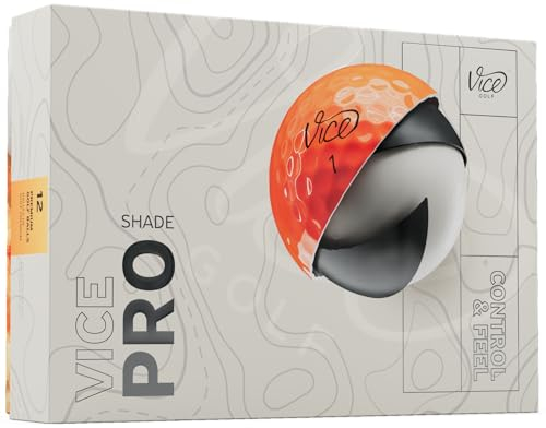 Vice Pro Golfbälle (Modell 2025) Rot/Orange