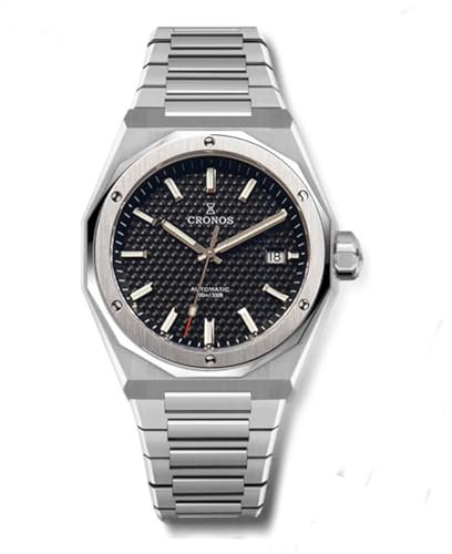 NIADI Luxuriöse 39 mm Skyline Automatik-Herrenuhr PT5000 Saphir durchsichtiger Edelstahl Kleid Armbanduhren, V 2