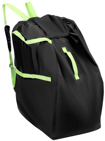 QWORK® Transporttasche für Kindersitz Universal, 420D Oxford Autositztasche, Sicherheitssitztasche Auto mit Riemen