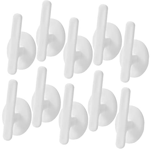 OSALADI 24pcs Ring Hook Kitchen Appliance Cord Organizer Kitchen Organizers and Storage Adhesive Cord Winder Charging Cable Appliance Cord Holder USB Cable Data Cable Buckle White Plastic