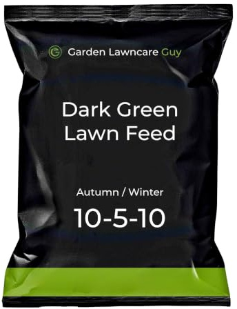 Dark Green Lawn Feed, Autumn Winter Grass Fertiliser 9.5kg | Fast Acting, Long Lasting, Easy Spread Granules, Garden Lawncare Guy