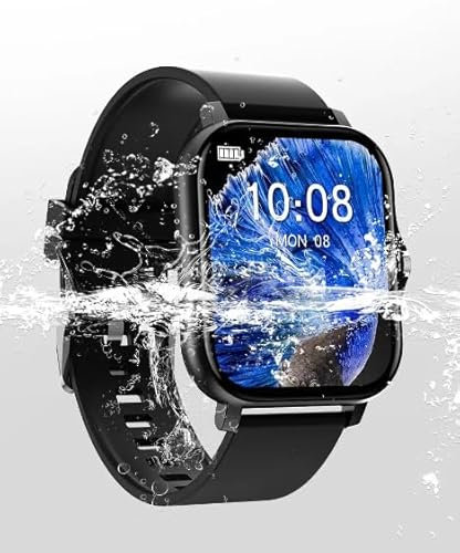 Smart Watch for Men Women, Answer/Make calls, Play/Listen Music Smartwatch 1.9” TFT display, Heart Rate Monitor,Fitness and Sleep Tracker, Waterproof smartwatch Android iOS. Christmas