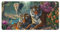 PailailaiNest Large Mouse Pad Mousepad Retro Family Animal Tiger Elephant Jungle Aesthetic Mouse Pad Desk Mat for Keyboard and Mouse Non-Slip Rubber Desk Pad Office Supplies for Desk 30x60cm