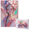woman Jigsaw Puzzles for Adults 1500 Piece, Jigsaw Puzzle Cherry blossoms Jigsaw Puzzles for Kids Girls Beginners, Wooden Puzzle with Gift Box Packaging for Home Bedroom Decor, Gifts for Women -9000