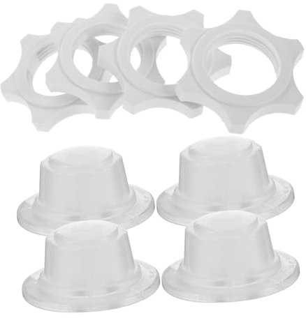 TEMPNAP 4 Sets Elektrisches Lüfterzubehör Abnehmbare Glitzerdekoration Baseball Nussknacker Kits Golden Lap Groovy Blower Benutzerdefiniertes LED Neonschild Sharp Turntable Conditioner