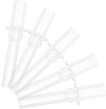 Suction Nozzle Tip Straw Cup - 5 Pack Silicone Replacement Straws for Kids Drinking Bottles Safe and Easy to Use Perfect for Children of All Ages