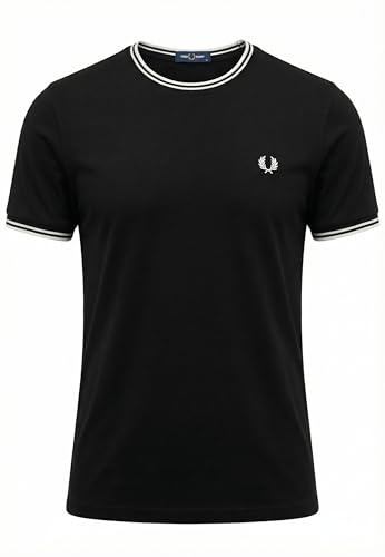 Fred Perry T-Shirt Twin Tipped 102 Schwarz