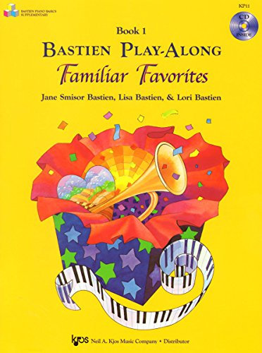Bastien Play Along Familiar Favorites 1 (Bastien Piano Basics)