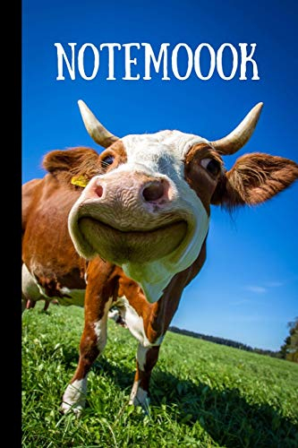Notemoook: Happy & Funny Cow Notebook, Cow Lovers Gifts, (6X9)