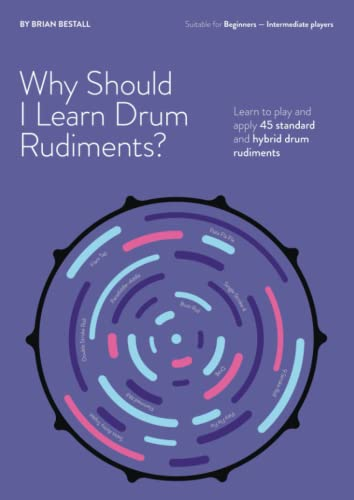 WHY SHOULD I LEARN DRUM RUDIMENTS? Learn to play and apply 45 standard and hybrid drum rudiments