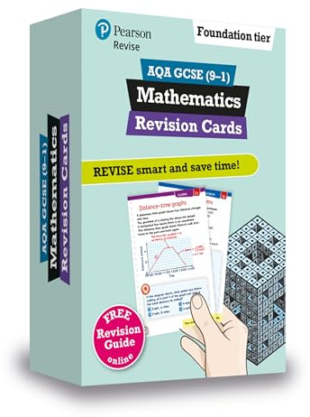 Pearson REVISE AQA GCSE Maths (Foundation) Revision Cards - for 2026, 2027 exams
