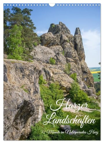 Harzer Landschaften - 12 Monate im Naturparadies Harz (Wandkalender 2026 DIN A3 hoch), CALVENDO Monatskalender