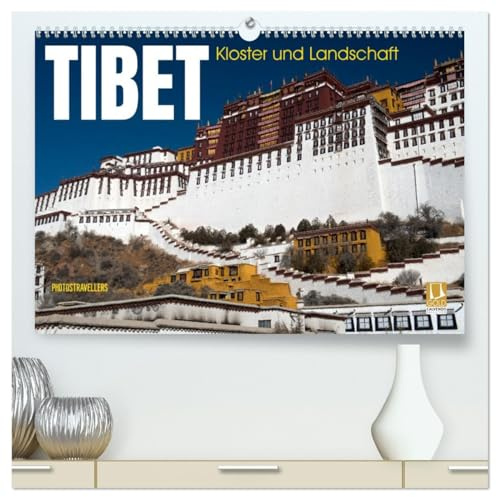 Tibet - Kloster und Landschaft (hochwertiger Premium Wandkalender 2026 DIN A2 quer), Kunstdruck in Hochglanz: Tibet, das Land der Spiritualität (CALVENDO Orte)