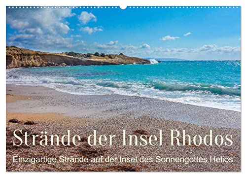 Strände der Insel Rhodos (Wandkalender 2026 DIN A2 quer), CALVENDO Monatskalender: Die Strände der Insel Rhodos im Jahresüberblick (CALVENDO Orte)