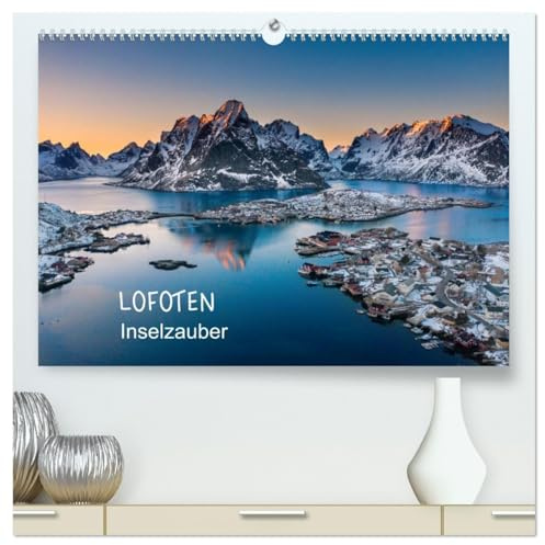 Lofoten Inselzauber (hochwertiger Premium Wandkalender 2026 DIN A2 quer), Kunstdruck in Hochglanz: Lofoten faszinierende Inseln am Polarkreis. (CALVENDO Orte)