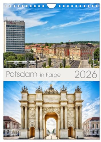 Potsdam in Farbe (Wandkalender 2026 DIN A4 hoch), CALVENDO Monatskalender: Potsdam - Kalender mit Planerfunktion (CALVENDO Orte)