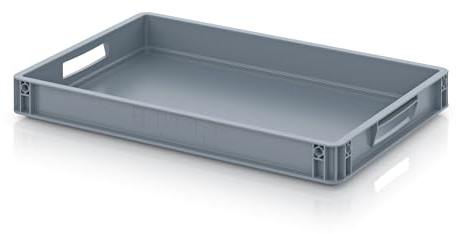 2x Eurobehälter-Eurobox 60 x 40 x 7,5 cm