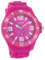Oozoo Unisex-Armbanduhr Silicone Collection Analog Silikon pink C4166