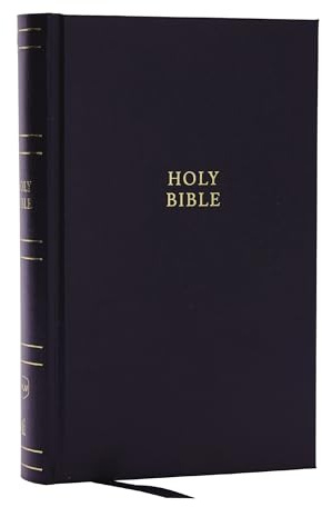 NKJV, Single-Column Reference Bible, Verse-by-verse, Hardcover, Red Letter, Comfort Print: New King James Version, Black, Single-Column Reference, Verse-By-Verse, Red Letter, Comfort Print