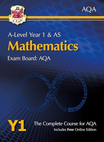 A-Level Maths for AQA: Year 1 & AS Student Book with Online Edition: course companion for the 2026 and 2027 exams (CGP AQA A-Level Maths)