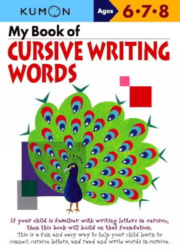 My Book Of Cursive: Writing Words (Cursive Writing Workbooks)