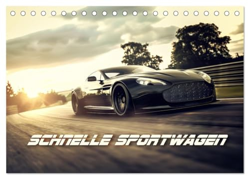 Schnelle Sportwagen (Tischkalender 2025 DIN A5 quer), CALVENDO Monatskalender: Ein Jahr in der faszinierenden und atemberaubenden Welt der Supersportwagen (CALVENDO Mobilitaet)
