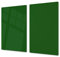 Cubre vitrocerámica y tabla de cortar de cristal templado – Superficie de vidrio templado resistente – UNA PIEZA (60 x 52 cm) o DOS PIEZAS (30 x 52 cm); D18 Serie de colores: W Verde Oscuro