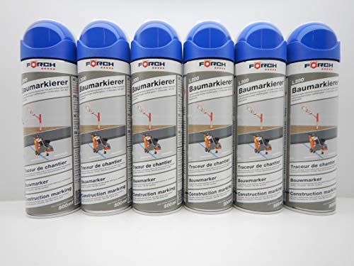 MARKIERUNGSSPRAY MARKIERUNG MARKIERSPRAY Farbe BLAU L200 360° VENTIL 500ML (6)