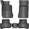 ELMASLINE 3D Gummimatten Set für Mercedes C-Klasse W203 2000-2007 | Fußmatten mit extra hohem Rand | Zubehör