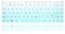 MMDW English Silicone Keyboard Cover for HP 2020 2019 2018 for HP 14 Laptop/for HP Pavilion X360 14M-BA 14M-CD 14M-DH 14-BF 14-cm 14-CF 14-DF 14-DK 14-DS 14-DQ Series,Gradient Mint