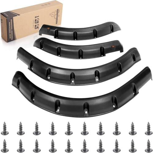 10L0L Golf Cart Front Rear Fender Flares for Club Car DS 1993-up with Factory Body Kit (Not Fit Modified Body), 4 PCS High Impact Golf Cart Wheel Flares