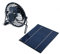 ZONADAH 2,5 W 5 V pannello solare con mini ventola di scarico USB stazione di ricarica mobile, ventilatore di raffreddamento per animali domestici cane pollo casa serra