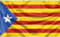 Bandera de Estelada Cataluña | Diseño único (90 x 150 cm)