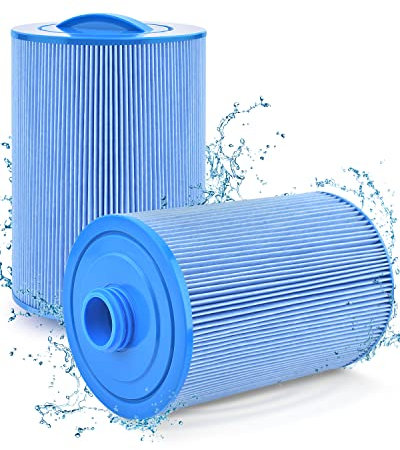PACETAP Spa-Filter Ersatz für Pleatco PWW50 2er-Pack, Unicel 6CH-940, Filbur FC-0359, Waterways 817-0050, 1 1/2 Zoll Grobgewinde, Spa-Whirlpool-Filter für Waterway Vita Aber, Viking (Premium Blue)