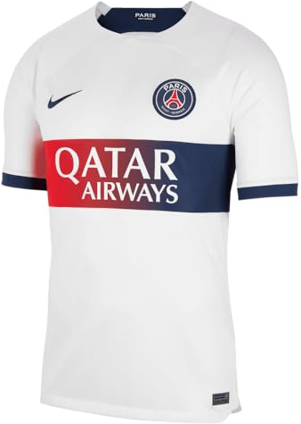 Nike Men's Shirt PSG M NK DF Stad JSY SS Aw, White/Midnight Navy/Midnight Navy, DX2693-101, 3XL