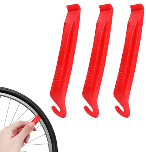 OUZHOU 3 Stück Reifenheber Fahrrad,Ultra-Starke Fahrrad Werkzeug Fahrrad Reifenheber für Rennrad und Mountainbike-Reifen