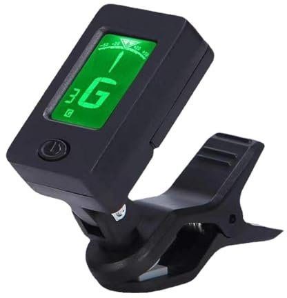 Afinador de guitarra profesional con clip | Afinador Afinador Electrónico De Guitarra | Afinador de guitarra profesional, perfecto para guitarristas y músicos que buscan calidad de sonido profesional